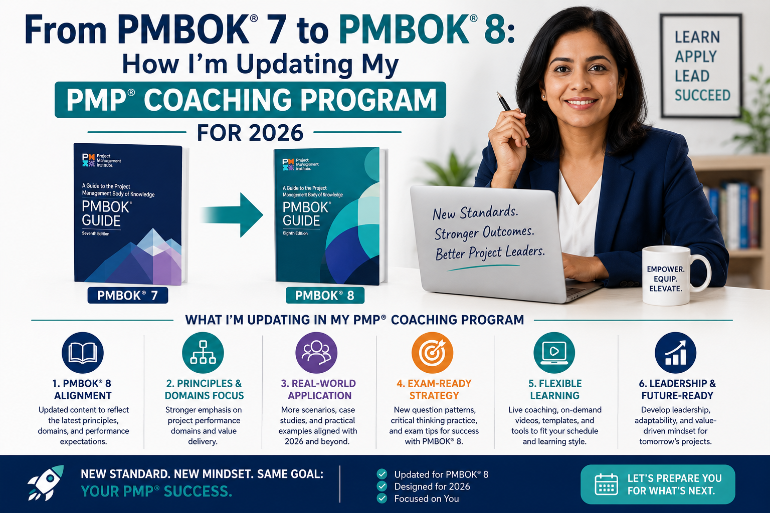 From PMBOK 7 to PMBOK 8: How I'm Updating My PMP Coaching Program for 2026
