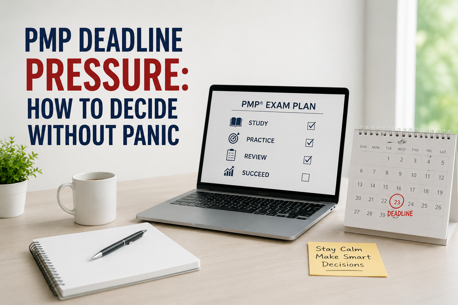 PMP Deadline Pressure: How to Decide Without Panic