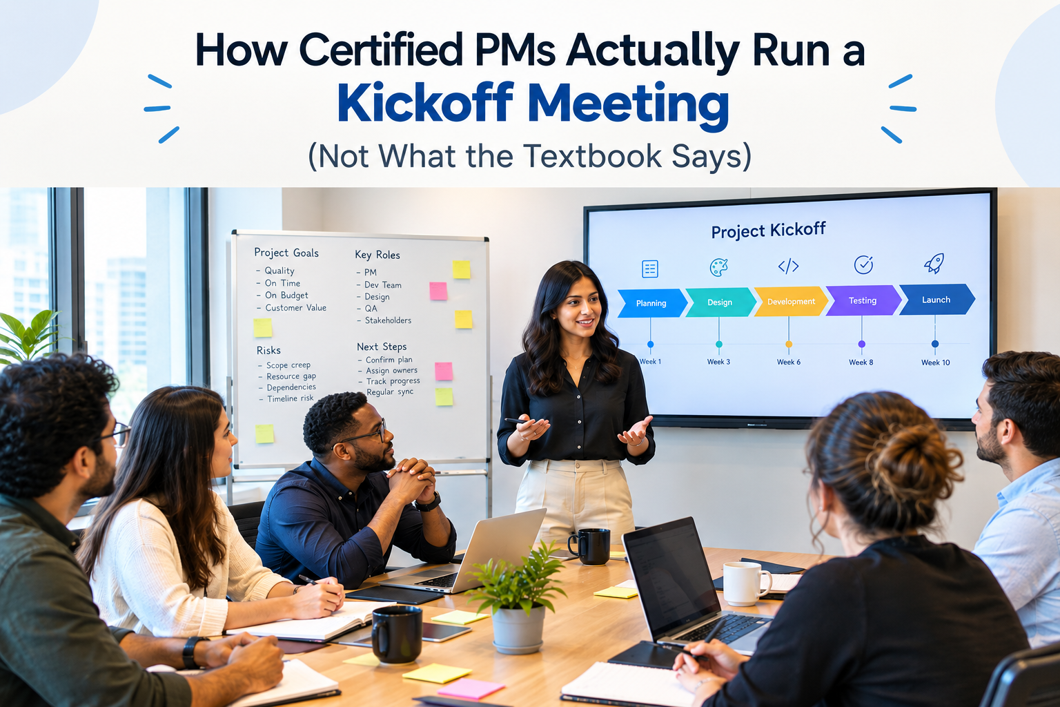 How Certified PMs Actually Run a Kickoff Meeting (Not What the Textbook Says)