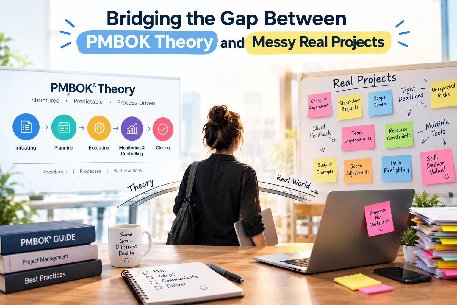 Bridging the Gap Between PMBOK Theory and Messy Real Projects