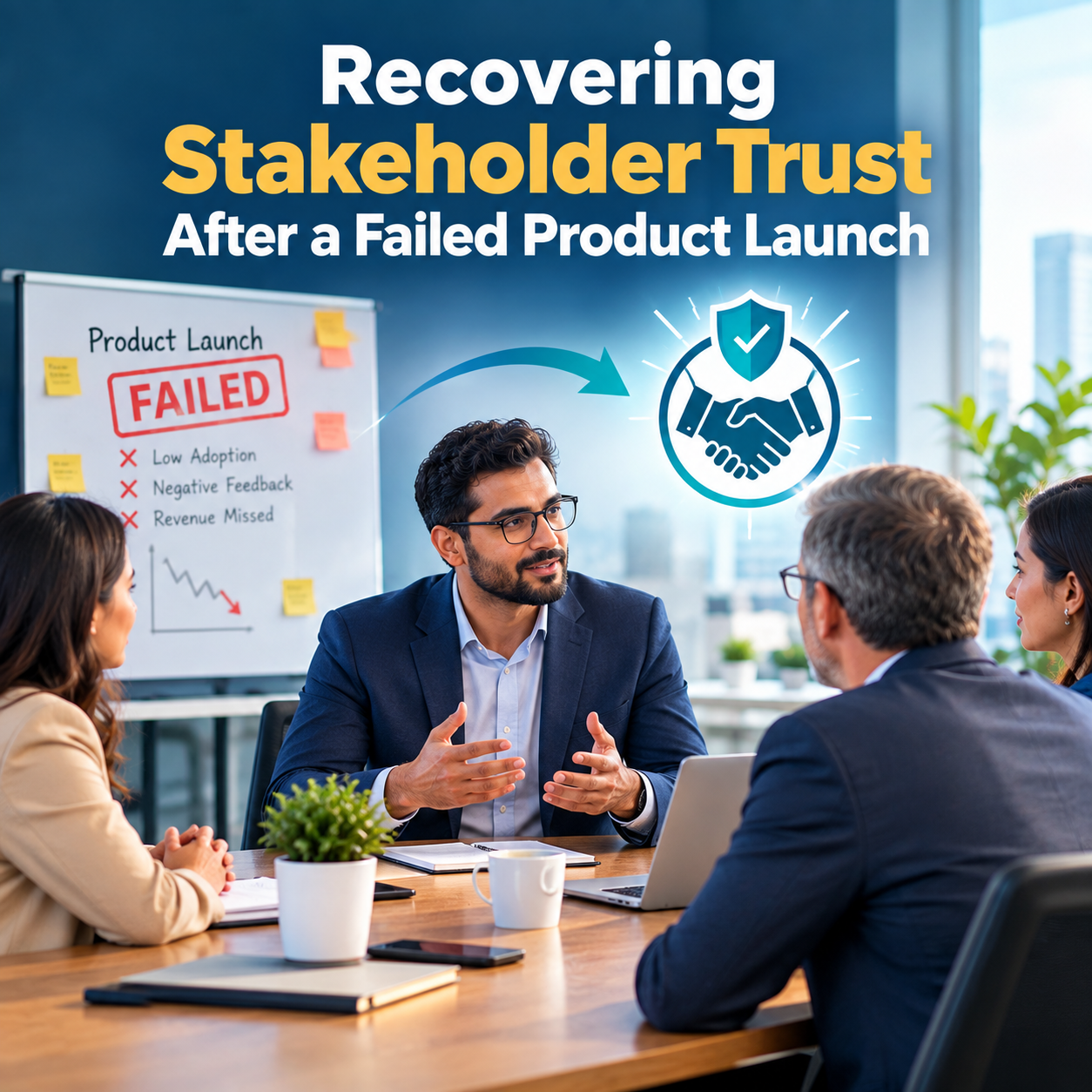 Recovering Stakeholder Trust After a Failed Product Launch