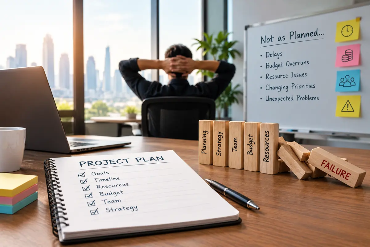 Why Projects Fail: How Well-Planned Projects Still Fall Apart in the Real World