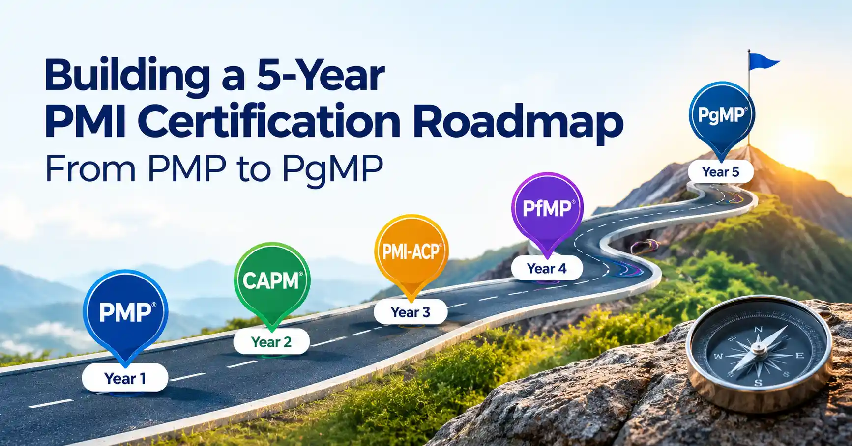 PMP to PgMP Certification Roadmap: Build a 5-Year PMI Plan